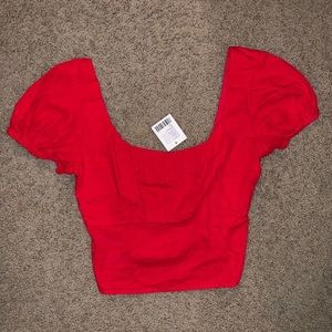 Square Neck Crop Top